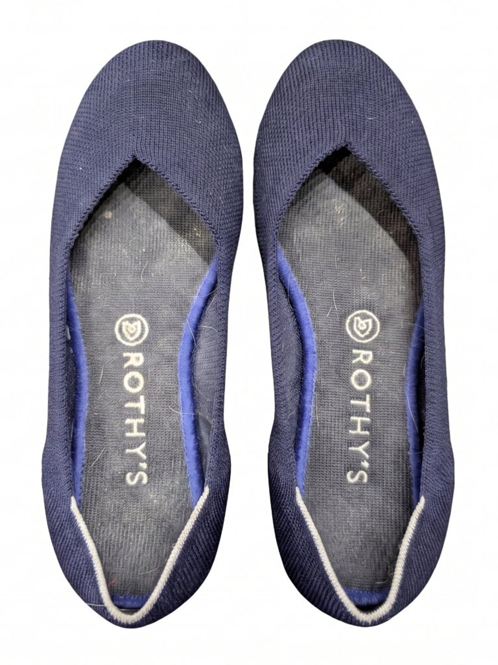 Rothy's Navy Blue Flats size 8.5